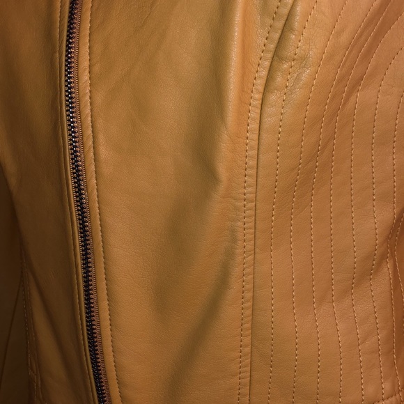 PETITES - Faux Leather Jacket - Size PM - Picture 3 of 9